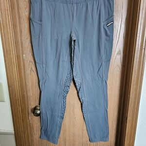 Gray Leggings with Side Pockets